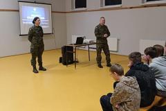 Spotkanie z przedstawicielami Wojskowego Centrum Rekrutacji w Szczecinku.