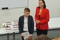 Uczeń naszej szkoły z wyróżnieniem.