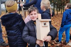 Warsztaty robienia budek lęgowych oraz karmników.